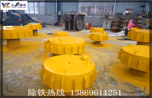 磚廠(chǎng)自動(dòng)卸鐵電磁除鐵器磁場(chǎng)定做
