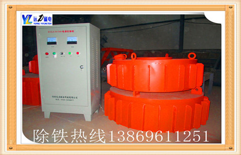 電磁除鐵器，盤(pán)式電磁除鐵器，北京盤(pán)式電磁除鐵器_工作原理_北京盤(pán)式電磁除鐵器使用特點(diǎn)_選型_價(jià)格