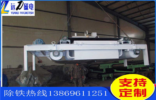 油冷帶式電磁除鐵器，甘肅油冷帶式電磁除鐵器主動(dòng)滾筒RCDF-12廠(chǎng)家服務(wù)_遼寧油冷自卸式電磁除鐵器加多少號油_選型