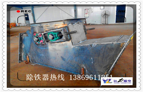 管道自動(dòng)永磁除鐵器，重慶管道式自動(dòng)永磁除鐵器價(jià)格_遠力重慶管道式自動(dòng)永磁除鐵器12000高斯_可定制工作原理_安裝示意圖