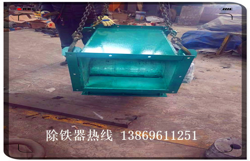 管道除鐵器，吉林不銹鋼管道除鐵器_吉林不銹鋼管道除鐵器廠(chǎng)家應用安裝示意圖型12000高斯_可定制工作原理