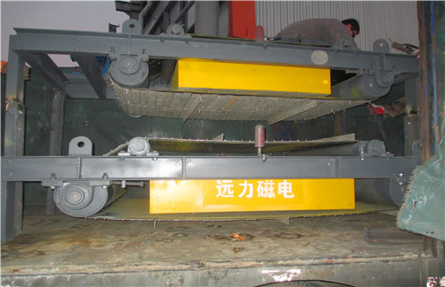 永磁自卸除鐵器，福建永磁性帶式除鐵器_福建永磁性帶式除鐵器批發(fā)價(jià)格_使用說(shuō)明書(shū)原理型號價(jià)格  